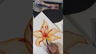 Transparent Watercolor Lily