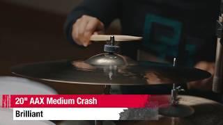 Sabian AAX 20" Medium Crash Brilliant Finish - Get it from Cymbal House