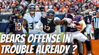 Chicago Bears Offense May Be In Trouble To Start The Season