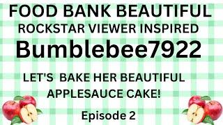 Viewer Inspired...Bumblebee's APPLESAUCE CAKE !