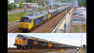 50007 & 50049 on Mazey Day Cornishman at Totnes & Starcross   29/06/24