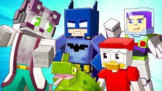  Me Pasé 10 DLCs de Minecraft Bedrock!  Batman, Buzz lightyear, Piratas del Caribe