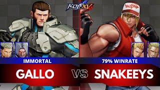 KOFXVGALLO (Maxima/O.Rugal/Goenitz) vs SNAKEEYS (Terry/Beni/Geese)Ranked Match - 10/24