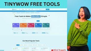 Free TinyWow Tools to Make. Business. Your Life. Education. Simple. (Article Writer)