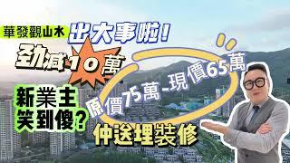 華發觀山水.出大事！｜直劈10萬｜原價75萬-現價65萬｜送裝修｜港人置業養老盤