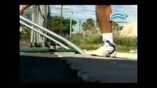 Pole Fence Pole Strength Test - Northern California