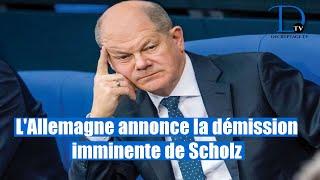 Le chancelier Olaf Scholz pourrait bien démissionner dès janvier deux-mille-vingt-cinq