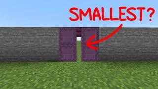 what is the smallest gap that you can walk through?