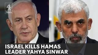 Israel kills Hamas leader Yahya Sinwar in Gaza