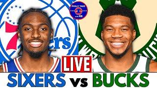 Sixers vs Bucks Live Play-By-Play & Postgame Show