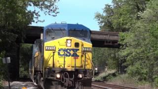 Lots Of Trains In St Denis MARC Station, Maryland