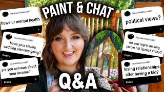 ANSWERING YOUR QUESTIONS WHILE I PAINT.. Q&A