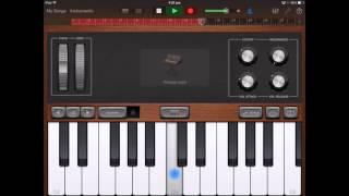 GarageBand Tutorial 7 - PART 2 iPad - Creating a melody for your C-Am-F-G chord progression