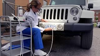 Guided Biofilm Therapy on a Jeep by EMS