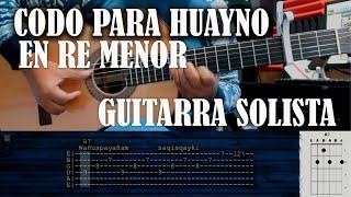 EL CODO MAS USADO PARA HUAYNO EN GUITARRA SOLISTA