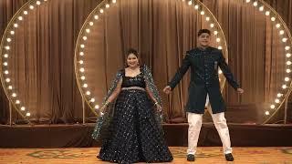 Bride And Groom Couple Wedding Sangeet Performance | Vikrant Pournima Wedding