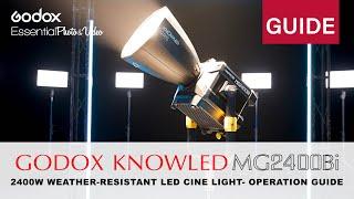 GODOX KNOWLED MG2400Bi 2400W Weather-Resistant LED Light - Operation Guide