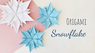 How to Make Origami Snowflake | Origami Tutorial