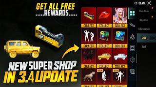  Get Free Mini Materials Free Mini Emblem | Free Golden UAZ & Companion | 3.4 Update Free Rewards