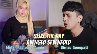 Seize The Day - Avenged Sevenfold - Guitar & Acoustic Cover (MelSickScreamoAnnie & Dimas Senopati)