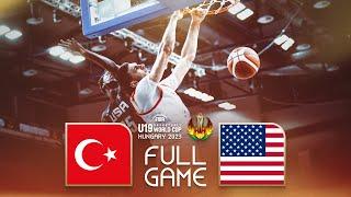 3RD PLACE GAME: Turkey v USA | Full Basketball Game | FIBA U19 Basketball World Cup 2023