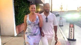 Ashley Graham Puts On Busty Display Following Dinner With Hubby Justin Ervin