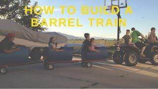 DIY Barrel Train - Fun for the Kids!