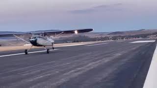 Cessna 170 Greased landing