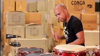 Eric Velez Visit to Toca Percussion Headquarters