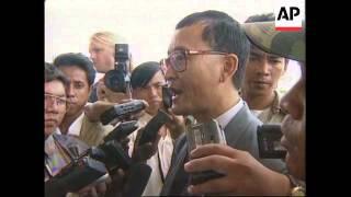 CAMBODIA: LEADER OF KHMER NATION PARTY WARNS OF POSSIBLE CIVIL WAR