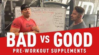 BAD vs. GOOD Pre Workout Supplements (THE DIFFERENCES)