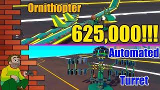 Fully Automated Turret Versus World's Slowest Ornithopter - Trailmakers Impossibum Creations