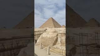 The Great Sphinx Area in Giza Egypt.