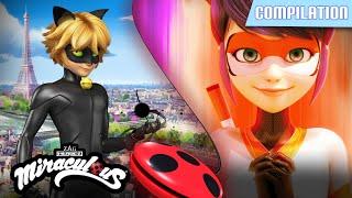 MIRACULOUS |  Compilation 25 | ÉPISODES ENTIERS ▶️ [MAÎTRE NOËL - STARTRAIN - CHASSEUSE DE KWAMIS]