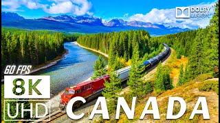 CANADA - Scenic Relaxation Film With Inspiring Cinematic Soundtrack - 8K (60fps) Video Ultra HD