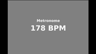 metronome 178 bpm