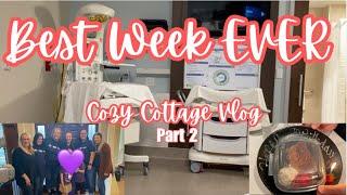 My cup runneth over-- having our baby, meeting the Booktube besties & more.. Cozy Cottage Vlog Pt 2