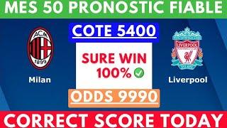 PRONOSTIC FOOT:MES PRONOSTIC FOOTBALL AUJOURD'HUI (football prediction ) CORRECT SCORE|SCORE EXACT