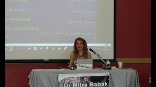 Dr. Mitra Babak, Canada Seminar, حسادت فرد خودشیفته