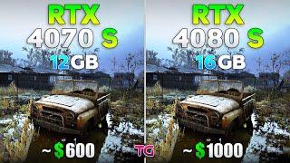 RTX 4070 SUPER vs RTX 4080 SUPER - Test in 10 Games