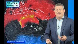 Australia’s Christmas Day weather + forecast to Sunday