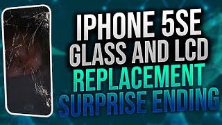 Iphone 5SE glass and lcd replacement surprise ending!