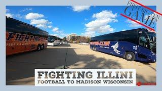 Driving the Fighting Illini Football Team to Madison Wisconsin for the first BIG TEN game