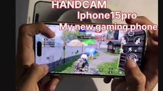 Iphone15pro ios17.7 gaming handcam pubg taste 90fps ￼3.4 video ￼