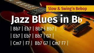 Jazz Blues Guitar Backing Jam Track in Bb