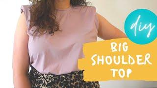 DIY big shoulder top | Claudia tank top pattern | Budgetstoffen