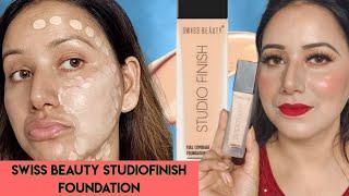 *New* swiss beauty studio finish foundation review,2022 #swissbeautyfoundation