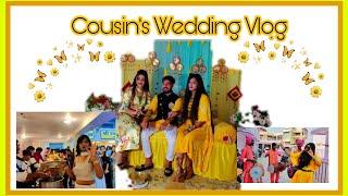 Cousin's Wedding Vlog || Haldi Ceremony|| Sangeet|| Chanchal Manghani #vlog #cousinkishaadi CM 04