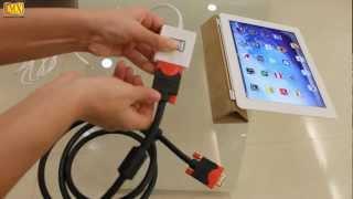 How to Connect The new iPad to the TV using VGA