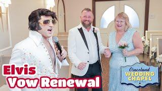 Steve & Traci's Elvis Vow Renewal in Las Vegas | Graceland Chapel